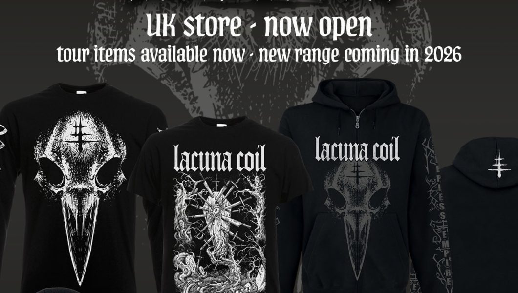 Image showing images from the Lacuna Coil UK Webstore