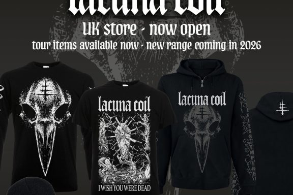 Image showing images from the Lacuna Coil UK Webstore